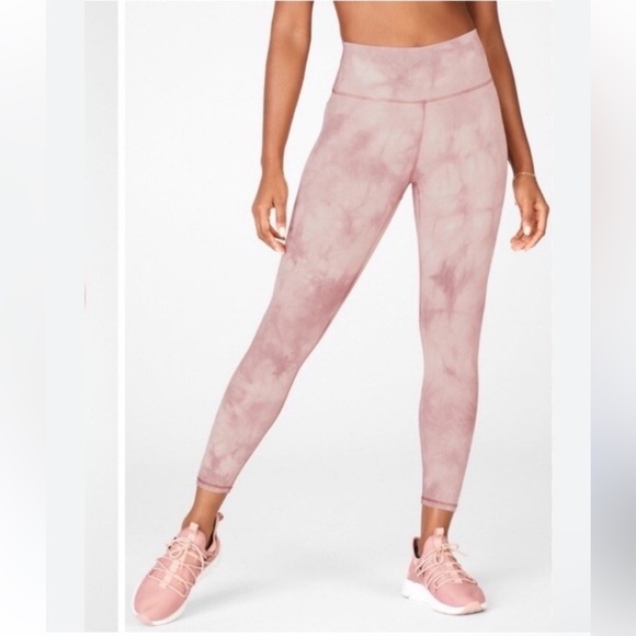 Fabletics Blush Pink Powerhold Leggings - Picture 1 of 9